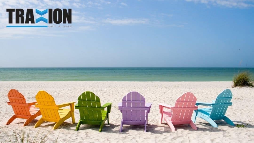 Summer Beach Chairs Colorful